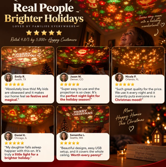 Sparkmas™ Christmas Projector